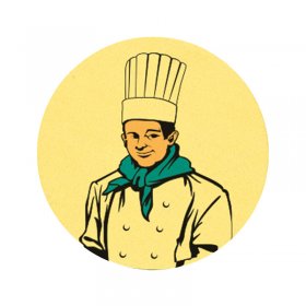 Szakács érembetét