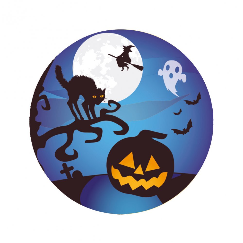 Halloween érembetét