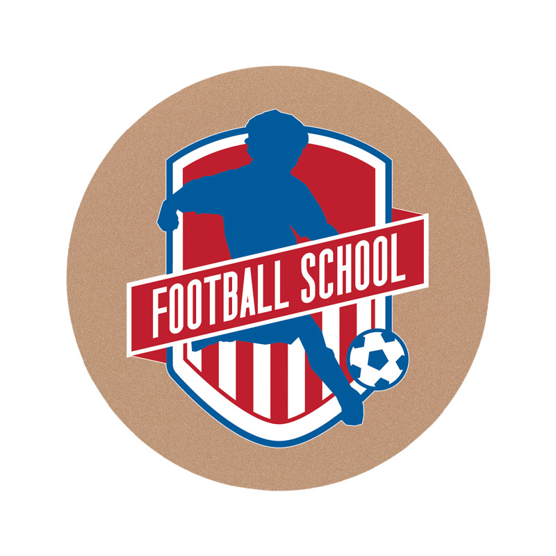 Egyedi nyomtatott érembetét, 25 mm, bronz