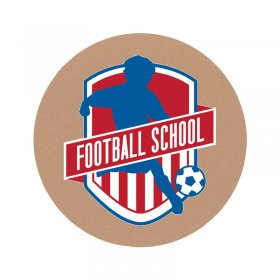 Egyedi nyomtatott érembetét, 50 mm, bronz