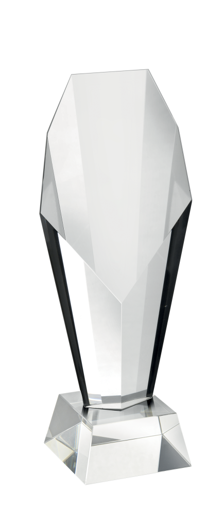 Kristály díj díszdobozzal