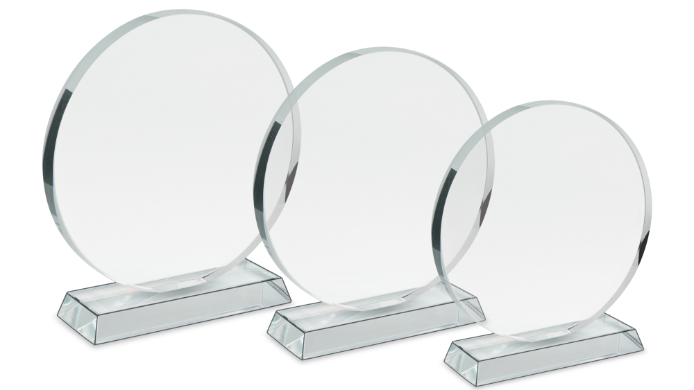 Kristály díj díszdobozzal