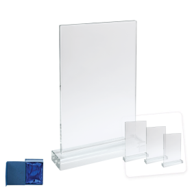 Kristály díj díszdobozzal