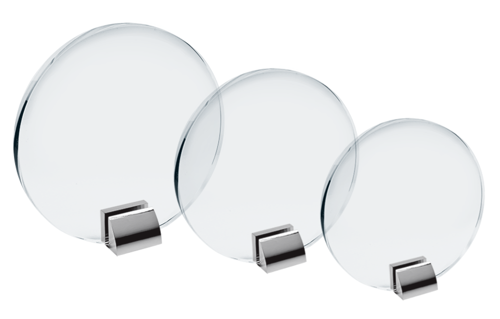 Kristály díj díszdobozzal