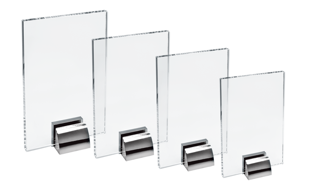 Kristály díj díszdobozzal