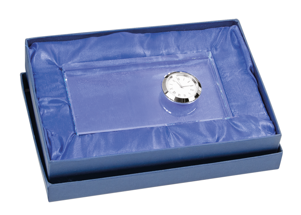 Kristály díj díszdobozzal